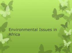 PPT - Environmental Issues of Africa PowerPoint Presentation - ID