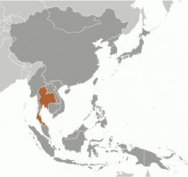 CIA World Factbook Image of Thailand