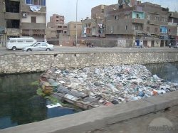 River Nile is commonly used for dumping of household trash