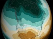 These NASA visualizations show model projections of the precipitation changes from 2000 to 2100 as a percentage difference between the 30-year precipitation averages and the 1970-1999 average.