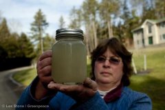 Water contaminated from fracking
